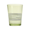 BICCHIERE IN VETRO TUMBLER, FILANTE