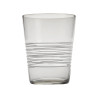 BICCHIERE IN VETRO TUMBLER, FILANTE