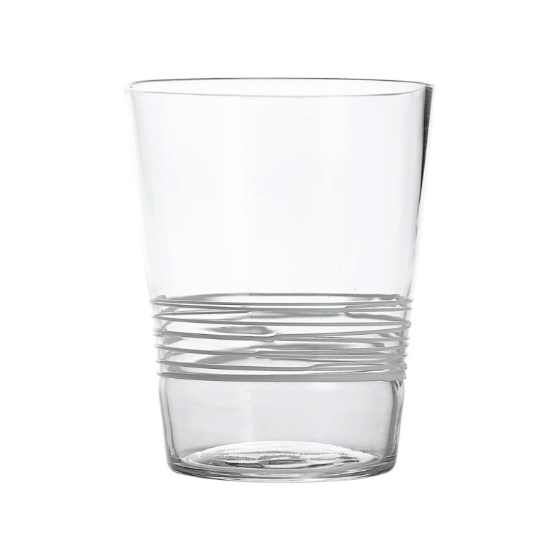 BICCHIERE IN VETRO TUMBLER, FILANTE