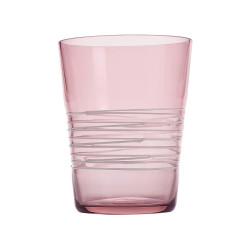 COLOURED TUMBLER FILANTE, GLASS