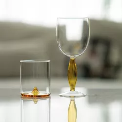 SET 4 BICCHIERI TUMBLER ISOLANO, VETRO