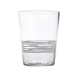 BICCHIERE IN VETRO TUMBLER, FILANTE
