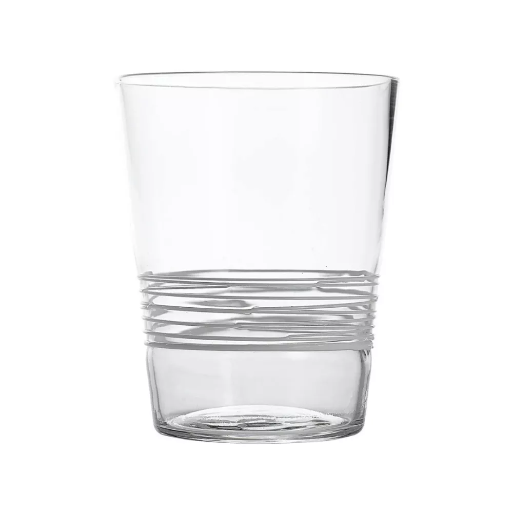 BICCHIERE IN VETRO TUMBLER, FILANTE