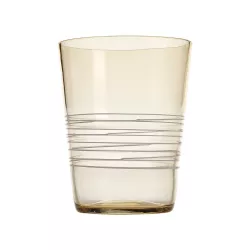 BICCHIERE IN VETRO TUMBLER, FILANTE