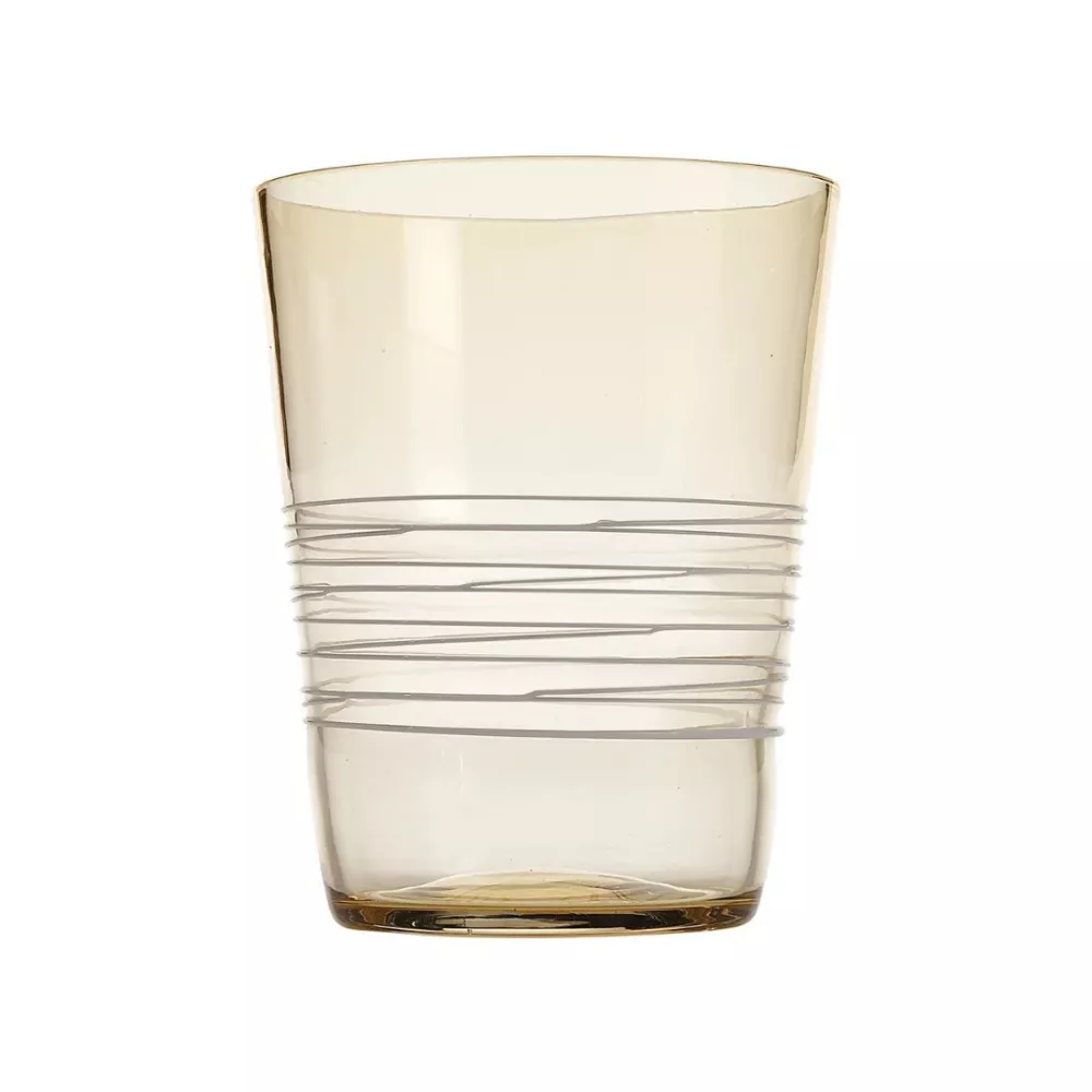 BICCHIERE IN VETRO TUMBLER, FILANTE