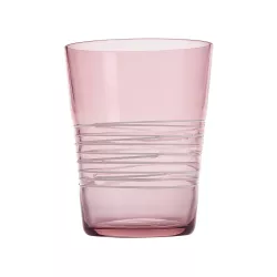BICCHIERE IN VETRO TUMBLER, FILANTE
