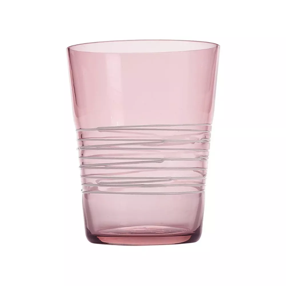 BICCHIERE IN VETRO TUMBLER, FILANTE