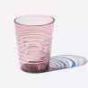 BICCHIERE IN VETRO TUMBLER, FILANTE