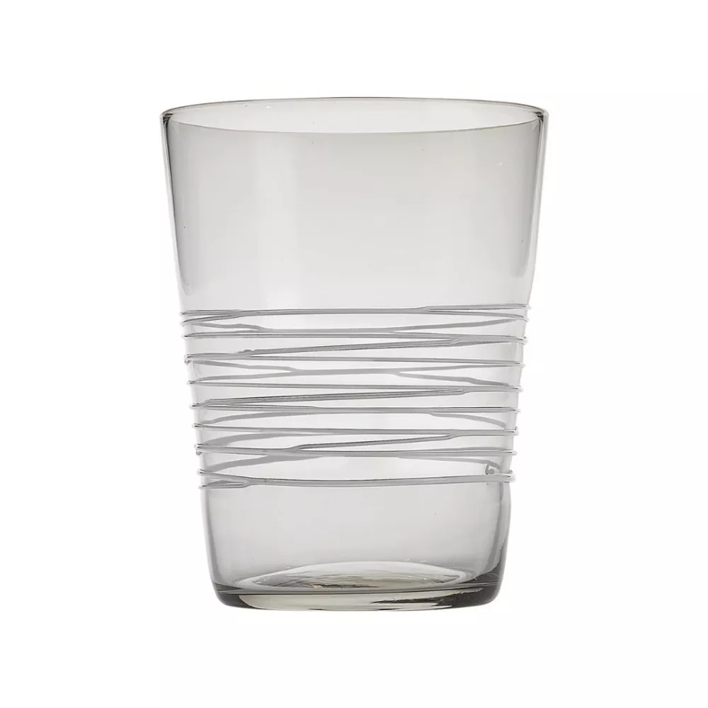 BICCHIERE IN VETRO TUMBLER, FILANTE