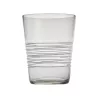 BICCHIERE IN VETRO TUMBLER, FILANTE