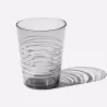 BICCHIERE IN VETRO TUMBLER, FILANTE