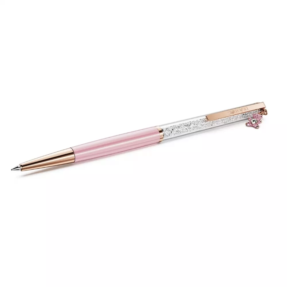 CRYSTALLINE TEDDY PINK BALLPOINT PEN, 5744955