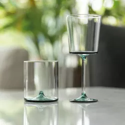 SET OF 4 WINE GLASS GOBLETS, DISCOBOLO