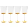 SET OF 4 WINE GLASS GOBLETS, DISCOBOLO
