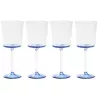 SET OF 4 WINE GLASS GOBLETS, DISCOBOLO