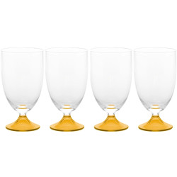 SET OF 4 WATER GLASS GOBLETS, MAESTRO