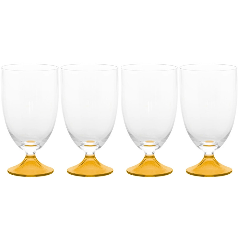 SET OF 4 WATER GLASS GOBLETS, MAESTRO