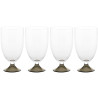 SET OF 4 WATER GLASS GOBLETS, MAESTRO
