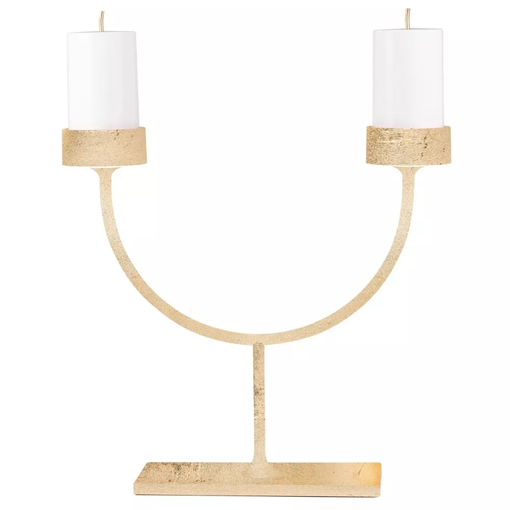 TABLE LAMP H 36 CM, DOUBLE PERPETUA GOLD