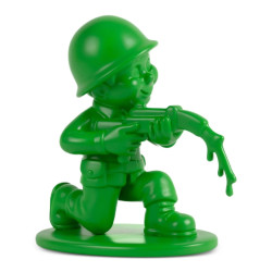 PLASTIC PEACE SOLDIER STATUE, RESIN 09018