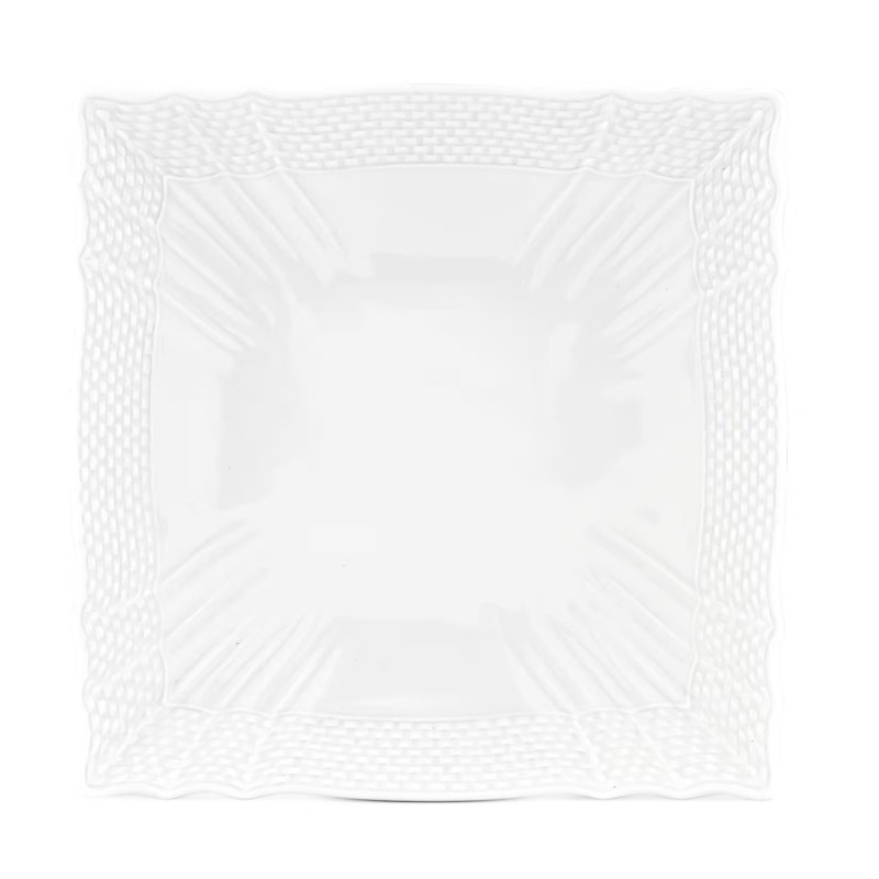PIATTO QUADRATO 21 CM, VECCHIO GINORI BIANCO