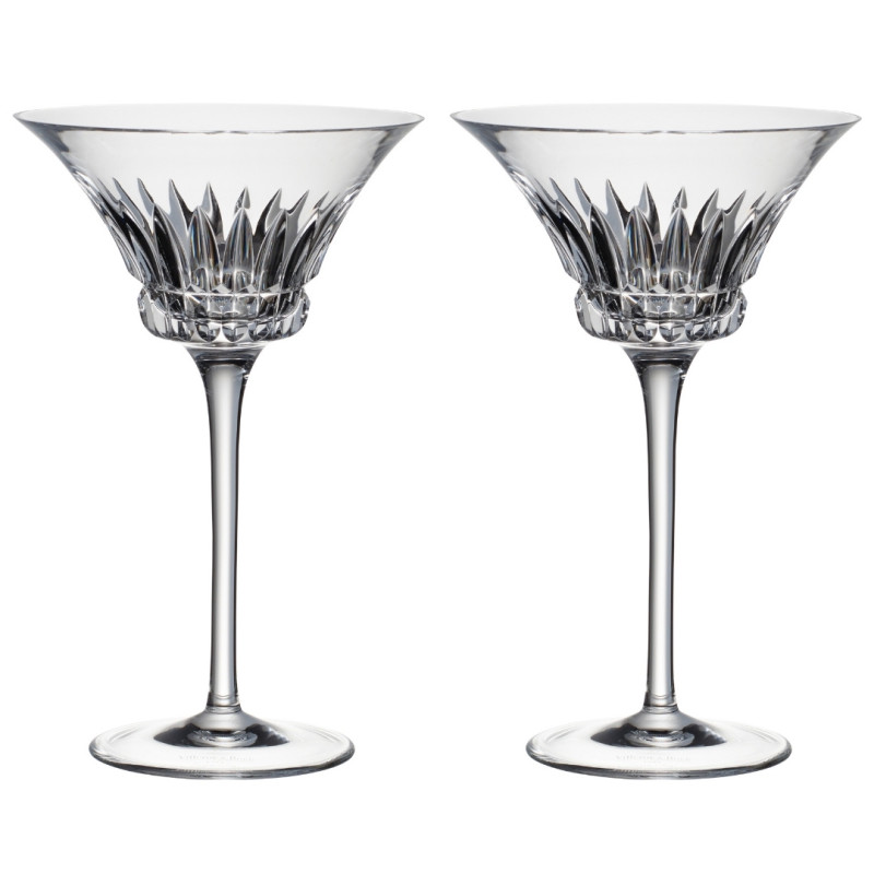 SET OF 2 CHAMPAGNE GLASSES, GRAND ROYAL