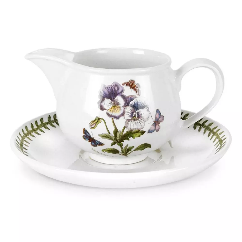 SAUCE BOAT WITH PLATE 0.6 L BOTANIC GARDEN BG08535
