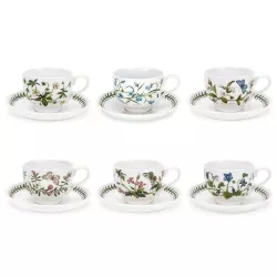 SET OF 6 BOTANIC GARDEN...