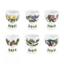 SET OF 6 BOTANIC GARDEN EGG...