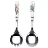 PAIR OF SALAD CUTLERY 25 CM BOTANIC GARDEN BG1107