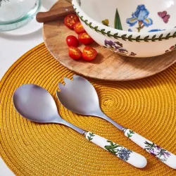 PAIR OF SALAD CUTLERY 25 CM BOTANIC GARDEN BG1107