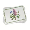 SET OF 4 BOTANIC GARDEN PLACEMATS 0010648013