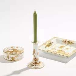 PORCELAIN CANDLE HOLDER, ORIENTE ITALIANO