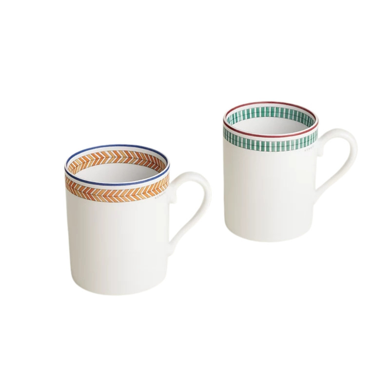 SET 2 MUG EN CONTREPOINT 65231P