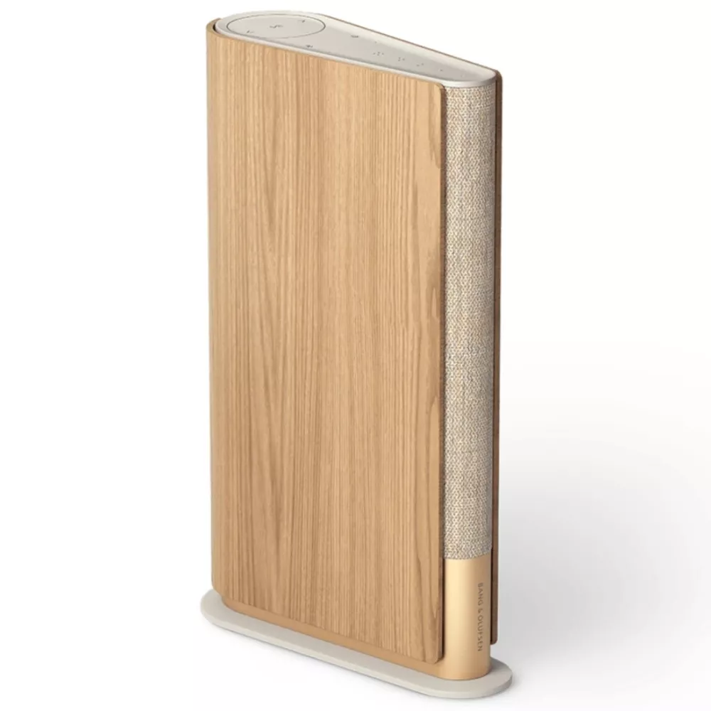 ALTOPARLANTE BEOSOUND EMERGE, GOLD & LIGHT OAK