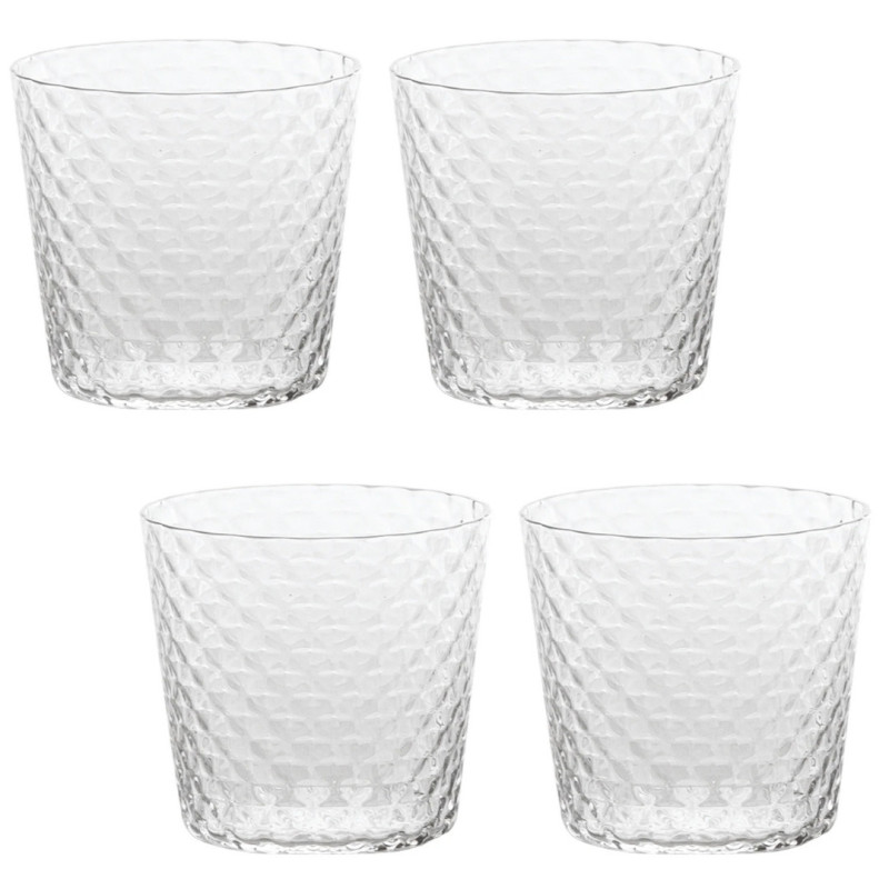 SET 4 LOW TUMBLER 43 CL, VENEZIANO MIXOLOGY