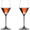 SET OF 2 CHAMPAGNE ROSE  GLASS 4441/55 EXTREME