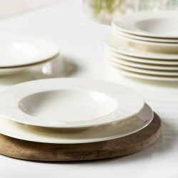 SET OF 12 PLATES, BASIC WHITE 19-5277-7271