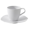 TALL COFFEE CUP WITH SAUCER, PURA