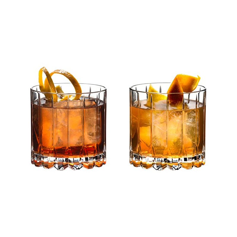 SET OF 2 DRINK SPECIFIC GLASSWARE ROCKS GLASS 6417/02