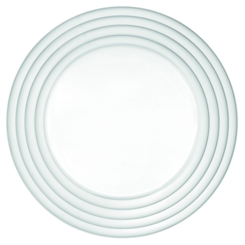 SET DI 2 SOTTOPIATTI VETRO 32 CM, BAGUETTE