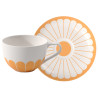 BREAKFAST CUP WITH SAUCER, FLEUR