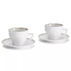 SET OF 2 TEA CUPS WITH...