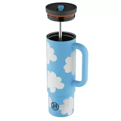 INSULATED STRAW CUP, 0.8 LT