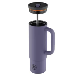 INSULATED STRAW CUP, 0.8 LT