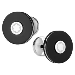 PIX CUFFLINKS, STEEL AND RESIN