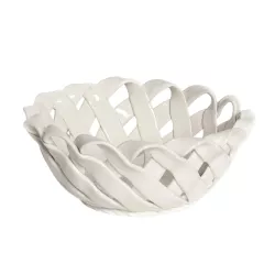 WHITE RIBBON BASKET 24 CM,...