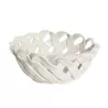 WHITE RIBBON BASKET 24 CM, EMP402