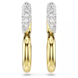 DEXTERA "S" SHAPED EARRINGS, GOLD TONE 5741796