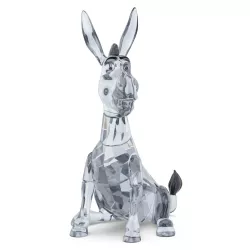 CRYSTAL SCULPTURE, DONKEY...